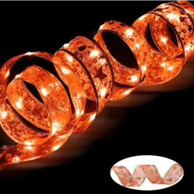 Christmas LED Decoration Festive Bow Ribbon Lights