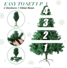 10' Premium Spruce Christmas Tree W/Metal Stand;  Green