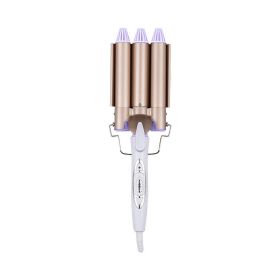 Women's Three-tube Curling Iron Pear Flower Hair Curling Iron Egg Roll Stick Water Ripple Splint Wave Hair Curler