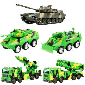 Army Vehicle Models Car Toys Tank Toys Playset for Kids for Plastic, 5 Pack