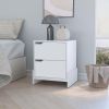 Ralston 2-Drawer Nightstand in Black