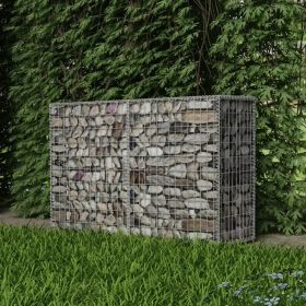 Gabion Basket Galvanized Steel 59.1"x19.7"x39.4"