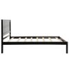 Adult Metal Double Bed Full Bedroom Furniture Set Steel And Wood Platform Bed Frame With Wood Slat Support and Headboard