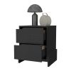 Ralston 2-Drawer Nightstand in White