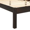 Adult Metal Double Bed Full Bedroom Furniture Set Steel And Wood Platform Bed Frame With Wood Slat Support and Headboard