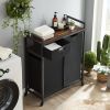 JHX Laundry Basket, Laundry Hamper with Drawer, 2 Laundry Sorter, with 2 Bags, 1 Storage Rack, (Rustic Brown,28.15''L*13''W*35.8''H)