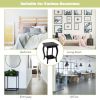 Accent Sofa End Side Table - Black