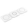Wireless Charger 3 In 1 Magnetic Foldable Induction Charging Station For IPhone 13 Pro Max 12 11 Samsung AirPods Pro IWatch - White Charger