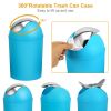 Bathroom Accessories Set 6 Pcs Bathroom Set Ensemble Complete Soap Dispenser Toothbrush Holder - Blue