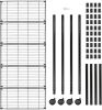 Simple Deluxe Heavy Duty 5-Shelf Shelving Unit, 29" D x 14"W x 61" H, 5 Tier, Black