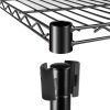 Simple Deluxe Heavy Duty 5-Shelf Shelving Unit, 29" D x 14"W x 61" H, 5 Tier, Black