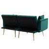 COOLMORE Velvet Sofa , Accent sofa .loveseat sofa with metal feet
