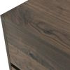 Mid-Century Modern 9 Drawers Dresser,Dark Brown - MDF - Dark Brown