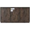Mid-Century Modern 9 Drawers Dresser,Dark Brown - MDF - Dark Brown
