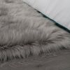 &quot;Cozy Collection&quot; Ultra Soft Fluffy Faux Fur Sheepskin Area Rug - as Pic